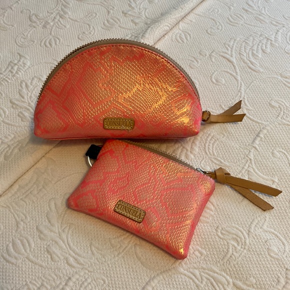 Consuela Accessories - Consuela, small cosmetic bag, and coin and key purse